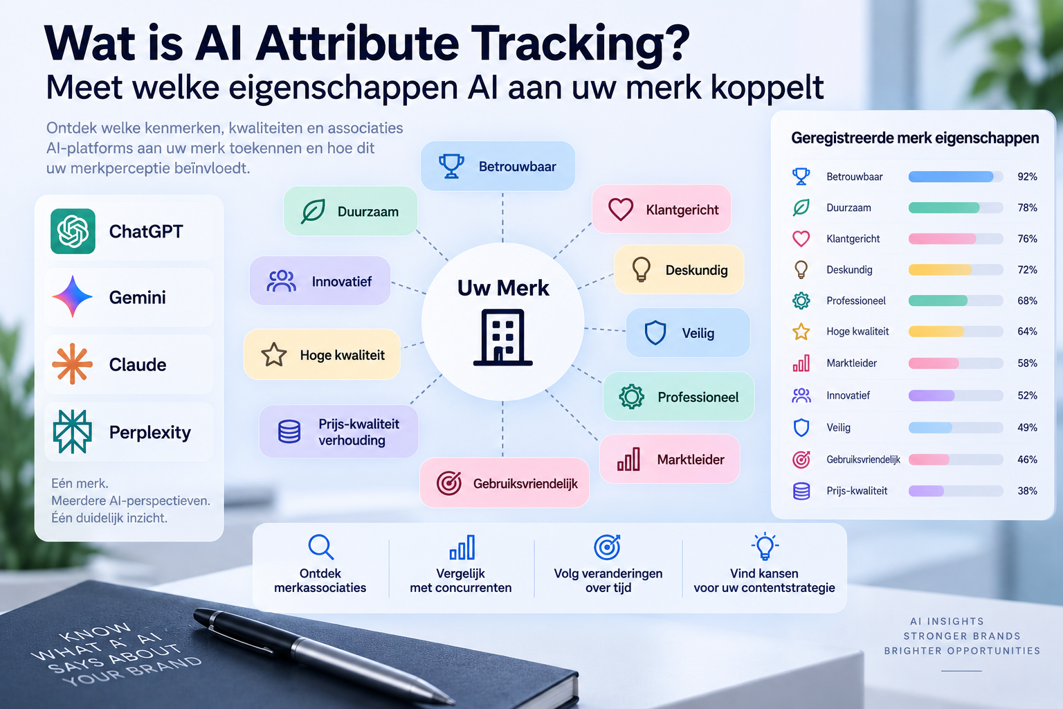 Wat is AI Attribute Tracking? Meet welke eigenschappen AI aan uw merk koppelt