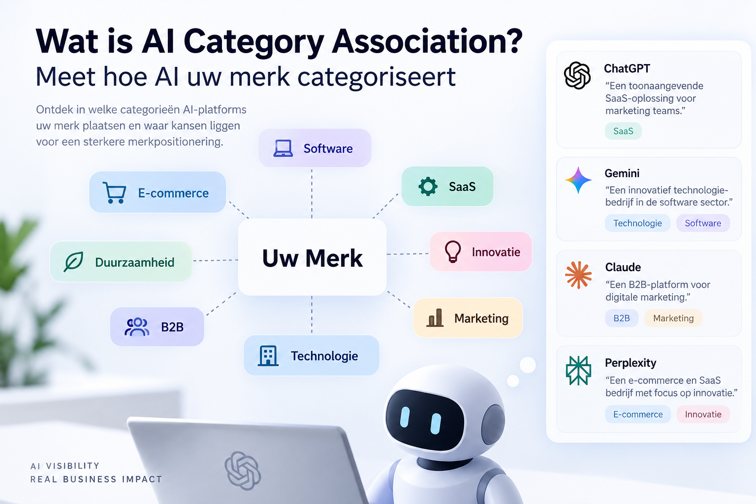 Wat is AI Category Association – Meet hoe AI uw merk categoriseert