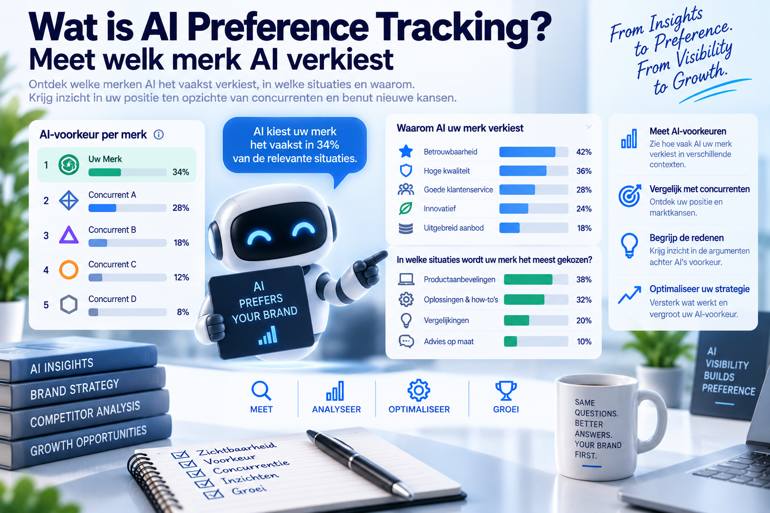 Wat is AI Preference Tracking? Meet welk merk AI verkiest