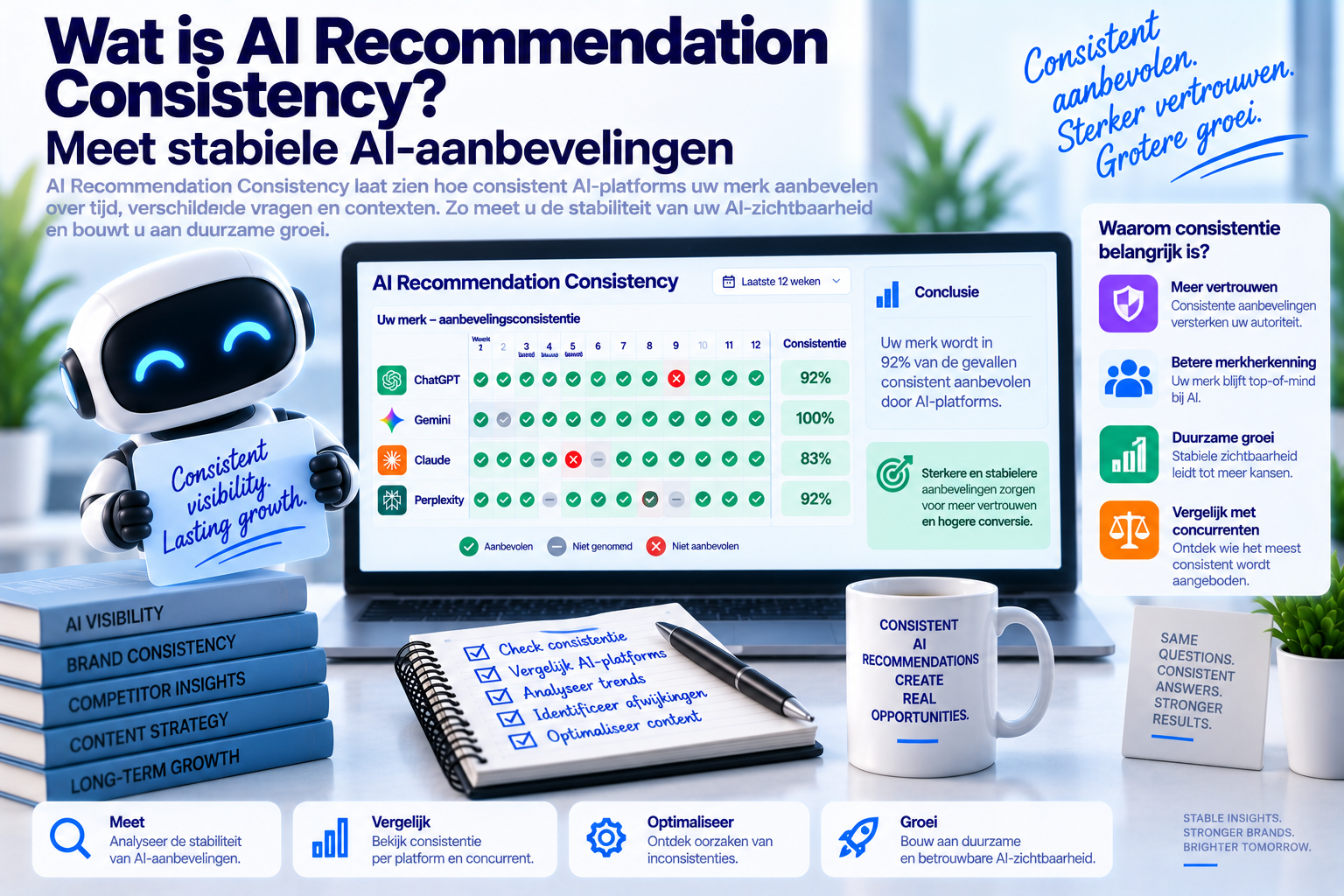 Wat is AI Recommendation Consistency? Meet stabiele AI-aanbevelingen