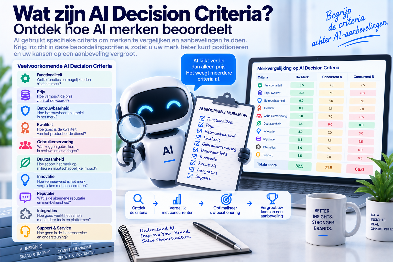 Wat zijn AI Decision Criteria? Ontdek hoe AI merken beoordeelt